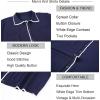 imageAlex Vando Mens Retro Cardigan Shirts Long Sleeve Two Pockets Knit Casual Button Down Shirts for MenRoyal