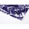 imageAlex Vando Mens Hawaiian Golf Shirt Moisture Wicking Digital Print Golf Shirts for MenWhite With Navy Leaf