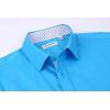 imageAlex Vando Mens Dress Shirts Regular Fit Long Sleeve Stretch Business Dress Shirts for MenL17turquoise