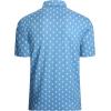 imageAlex Vando Mens Golf Shirt Moisture Wicking QuickDry Print Performance Polo Shirts for MenDusty Blue Ball