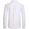 imageAlex Vando Mens Water Proof Button Down Shirts Two Pockets Long Sleeve Outdoor ShirtsGrey