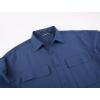 imageAlex Vando Mens Water Proof Button Down Shirts Two Pockets Long Sleeve Outdoor ShirtsNavy
