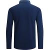 imageAlex Vando Mens Golf Shirt Moisture Wicking QuickDry Solid Long Sleeve Polo Shirts for MenNavy 09
