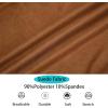 imageAlex Vando Mens Suede Shirt Jackets Long Sleeve Two Pockets Snap Casual Button Down ShirtsBrown