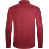imageAlex Vando Mens Suede Shirt Jackets Long Sleeve Two Pockets Snap Casual Button Down ShirtsWine
