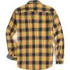 imageAlex Vando Mens Button Down Shirts Regular Fit Long Sleeve Casual Plaid Flannel ShirtYellow