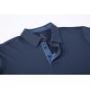 imageAlex Vando Mens Golf Shirt Moisture Wicking QuickDry Solid Short Sleeve Polo Shirts for MenNavy 09