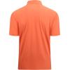 imageAlex Vando Mens Golf Shirt Moisture Wicking QuickDry Solid Short Sleeve Polo Shirts for MenOrange 09