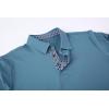 imageAlex Vando Mens Golf Shirt Moisture Wicking QuickDry Solid Short Sleeve Polo Shirts for MenTeal 09