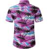 imageAlex Vando Mens Hawaiian Shirts Casual Short Sleeve Aloha Beach Shirt Suits