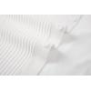 imageAlex Vando Mens Knitted Dress Shirts 8Way Stretch Easy Care Solid Short Sleeve Shirt for MenStripe White