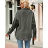 imageAlex Vando Womens Casual ButtonDown Shirt Long Sleeve Stylish Oversized Blouses