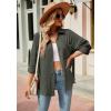 imageAlex Vando Womens Casual ButtonDown Shirt Long Sleeve Stylish Oversized Blouses