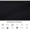 imageAlex Vando Mens Knit Dress Shirts Seamless Collar Long Sleeve Super Stretch Sports Shirts for MenBlack