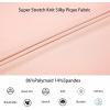 imageAlex Vando Mens Knit Dress Shirts Seamless Collar Long Sleeve Super Stretch Sports Shirts for MenPink