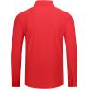 imageAlex Vando Mens Knit Dress Shirts Seamless Collar Long Sleeve Super Stretch Sports Shirts for MenRed