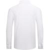 imageAlex Vando Mens Knit Dress Shirts Seamless Collar Long Sleeve Super Stretch Sports Shirts for MenWhite