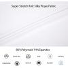imageAlex Vando Mens Knit Dress Shirts Seamless Collar Long Sleeve Super Stretch Sports Shirts for MenWhite