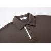 imageAlex Vando Mens Polo Shirt Cotton Blend Fashion Casual Polo Shirts for MenCoffee