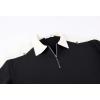 imageAlex Vando Mens Polo Shirt Cotton Blend Fashion Casual Polo Shirts for MenWestern Black