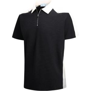 imageAlex Vando Mens Polo Shirt Cotton Blend Fashion Casual Polo Shirts for MenWestern Black
