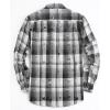 imageAlex Vando Mens Button Down Shirts Regular Fit Long Sleeve Casual Plaid Flannel ShirtDistressed Black