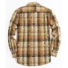 imageAlex Vando Mens Button Down Shirts Regular Fit Long Sleeve Casual Plaid Flannel ShirtDistressed Brown