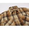 imageAlex Vando Mens Button Down Shirts Regular Fit Long Sleeve Casual Plaid Flannel ShirtDistressed Brown