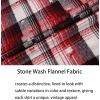 imageAlex Vando Mens Button Down Shirts Regular Fit Long Sleeve Casual Plaid Flannel ShirtDistressed Red