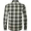 imageAlex Vando Mens Button Down Shirts Regular Fit Long Sleeve Casual Plaid Flannel ShirtRhinestone GreenBlack