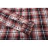 imageAlex Vando Mens Button Down Shirts Regular Fit Long Sleeve Casual Plaid Flannel ShirtRhinestone WineBlack