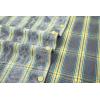 imageAlex Vando Mens Button Down Shirts Regular Fit Long Sleeve Casual Plaid Flannel ShirtRhinestone YellowGrey