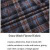 imageAlex Vando Mens Button Down Shirts Regular Fit Long Sleeve Casual Plaid Flannel ShirtSnow BlueBrown