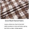 imageAlex Vando Mens Button Down Shirts Regular Fit Long Sleeve Casual Plaid Flannel ShirtSnow Brown