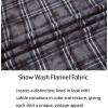 imageAlex Vando Mens Button Down Shirts Regular Fit Long Sleeve Casual Plaid Flannel ShirtSnow Charcoal