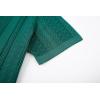 imageAlex Vando Mens Knitted Dress Shirts 8Way Stretch Easy Care Solid Short Sleeve Shirt for MenHerringbone Green