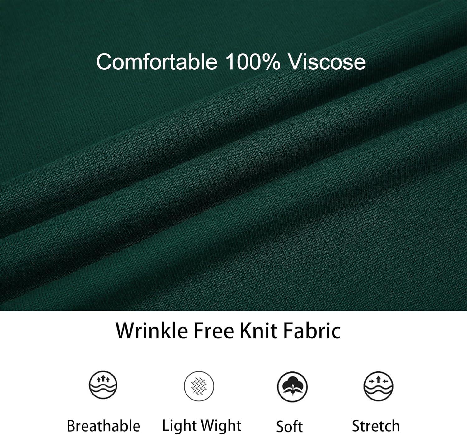 imageAlex Vando Mens Knit Polo Shirts Long Sleeve Sweater Casual Fashion Classic Button Down Polo ShirtsGreenWhite