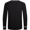 imageAlex Vando Mens Knit Polo Shirts Long Sleeve Sweater Casual Fashion Classic Button Down Polo ShirtsBlack