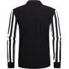imageAlex Vando Mens Knit Polo Shirts Long Sleeve Sweater Casual Fashion Classic Button Down Polo ShirtsBlackWhite