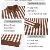 imageAlex Vando Mens Knit Polo Shirts Long Sleeve Sweater Casual Fashion Classic Button Down Polo ShirtsBrownWhite