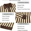 imageAlex Vando Mens Knit Polo Shirts Long Sleeve Sweater Casual Fashion Classic Button Down Polo ShirtsCoffeeKhaki