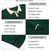 imageAlex Vando Mens Knit Polo Shirts Long Sleeve Sweater Casual Fashion Classic Button Down Polo ShirtsGreen