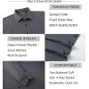 imageAlex Vando Mens Print Button Down Shirts Breathable Long Sleeve Regular Fit Knit Dress Shirts for MenBlack Diamond