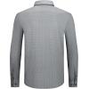 imageAlex Vando Mens Print Button Down Shirts Breathable Long Sleeve Regular Fit Knit Dress Shirts for MenBlack Dots