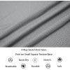 imageAlex Vando Mens Print Button Down Shirts Breathable Long Sleeve Regular Fit Knit Dress Shirts for MenBlack Dots