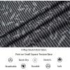 imageAlex Vando Mens Print Button Down Shirts Breathable Long Sleeve Regular Fit Knit Dress Shirts for MenBlack Leaf