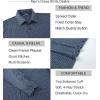imageAlex Vando Mens Print Button Down Shirts Breathable Long Sleeve Regular Fit Knit Dress Shirts for MenNavy Flower