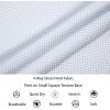 imageAlex Vando Mens Print Button Down Shirts Breathable Long Sleeve Regular Fit Knit Dress Shirts for MenWhite Circle