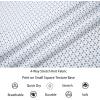 imageAlex Vando Mens Print Button Down Shirts Breathable Long Sleeve Regular Fit Knit Dress Shirts for MenWhite U