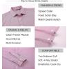 imageAlex Vando Mens Print Button Down Shirts Breathable Long Sleeve Regular Fit Knit Dress Shirts for MenWine Diamond